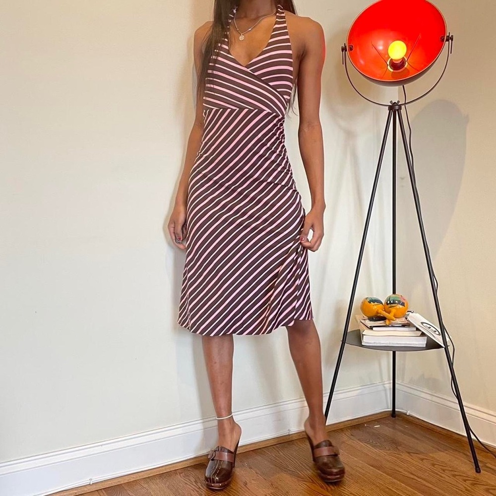 Y2K style halter sundress by Tammy Mars.